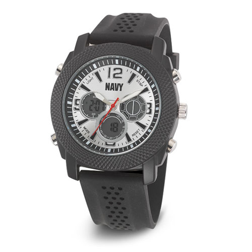 Wrist Armor US Navy C21 Digital Chronograph Watch Silver Dial