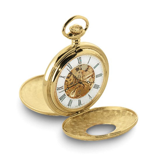 Charles Hubert Mechanical Pocket Watch Roman Numerals Single Hunter
