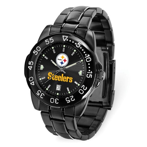 Game Time Pittsburgh Steelers Black Fantom Watch