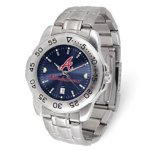 Game Time Atlanta Braves Sport Steel Watch XWM3486 Joy Jewelers