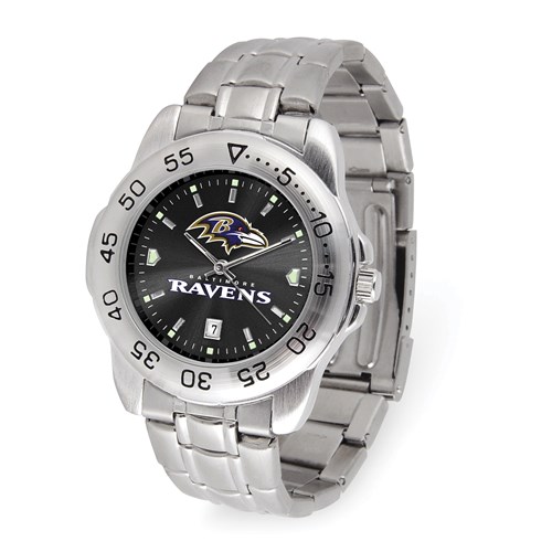 Game Time Baltimore Ravens Sport Steel Watch XWM3517 | Joy Jewelers