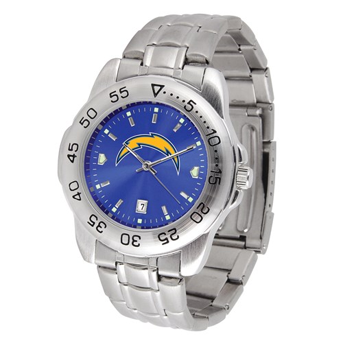 Game Time Los Angeles Chargers Sport Steel Watch