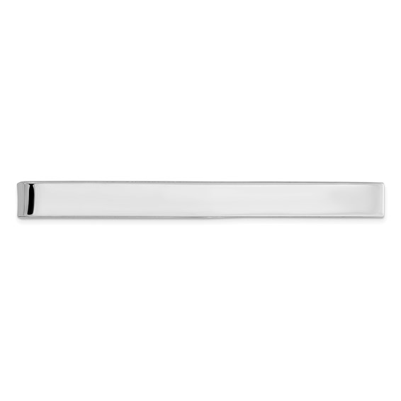 Sterling Silver Smooth Polished Tie Bar