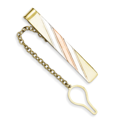 Sterling Silver Vermeil Tie Bar