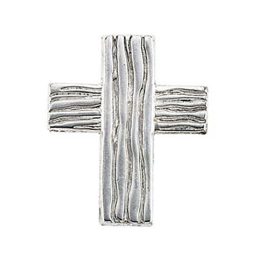 Rugged Cross Nail Lapel Pin - Crucifix Tie Tack Brooch For Men