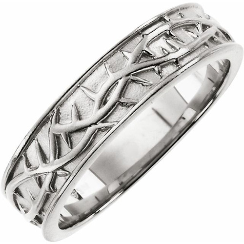 Christ Jesus Ring For Men In Sterling Silver, Jesus With Crown Of Thorns Ring, Religious Ring Christian Pinky Ring Sterling Silver Gifts