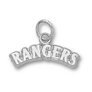 Texas Rangers 3/16in Sterling Silver Pendant