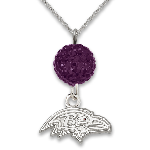 Baltimore Ravens Crystal Ovation Necklace
