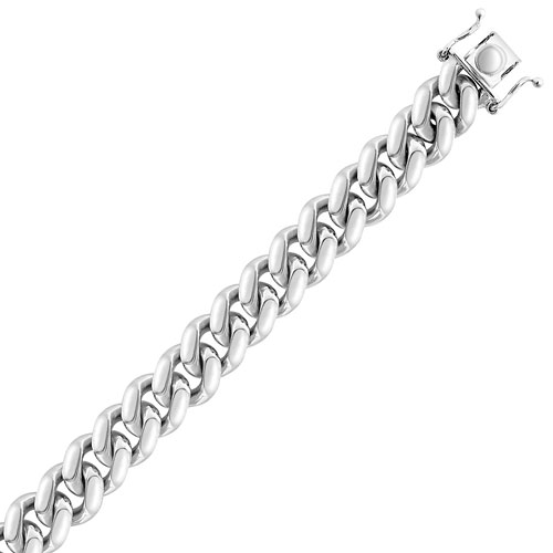 Sterling Silver 9.5mm Miami Cuban Link Chain 24in