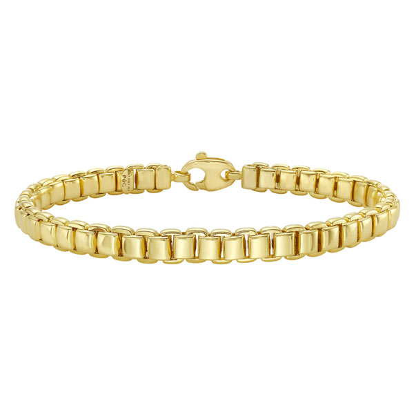 Phillip Gavriel 14k Yellow Gold Venetian Link Bracelet 7.25in