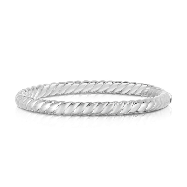 Phillip Gavriel Sterling Silver Twisted Cable Bracelet 7.25in