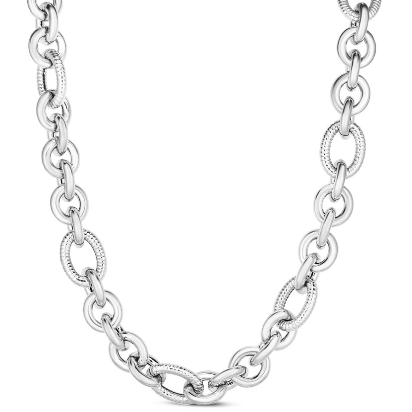 Phillip Gavriel Sterling Silver Cable Bold Link Necklace 18in