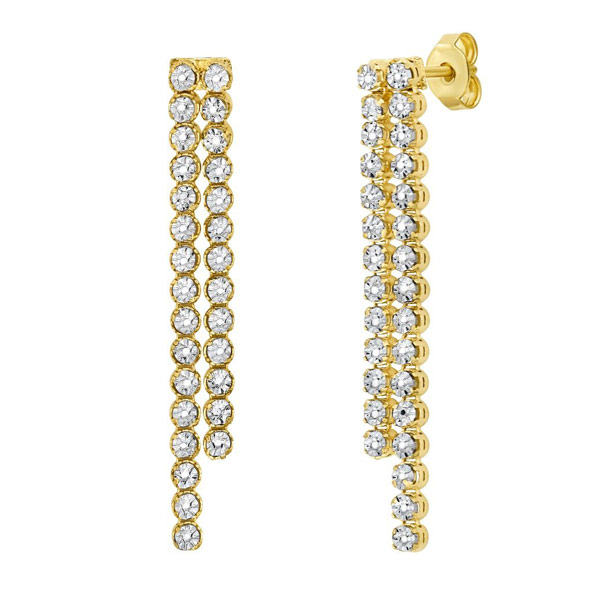 14k Yellow Gold DiamonOro Cascade Earrings