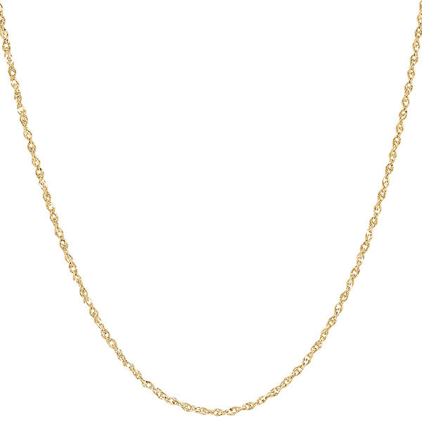 14k Yellow Gold 18in Perfectina Rope Chain 1.15mm
