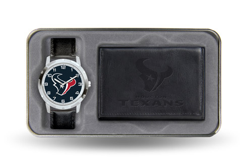 Houston Texans Watch and Wallet Gift Set