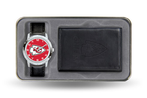 Kansas City Chiefs Watch and Wallet Gift Set