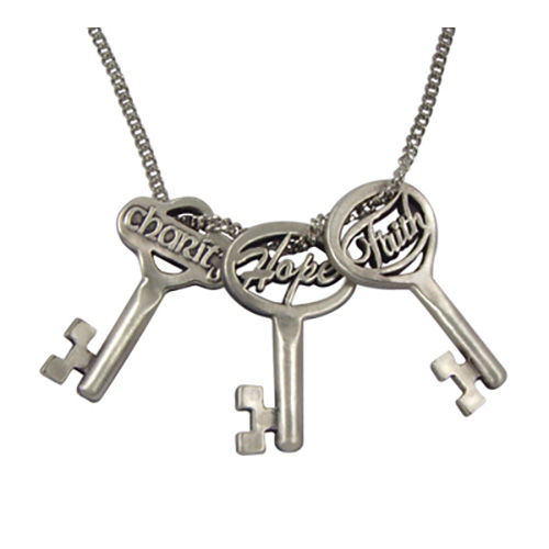 Faith, Hope And Charity Necklace In Sterling Silver By Songs of Ink and  Steel | notonthehighstreet.com