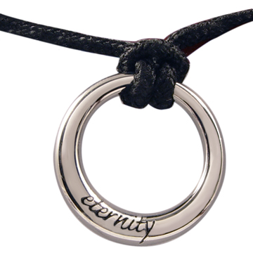 Eternity Necklace - Silver Finish