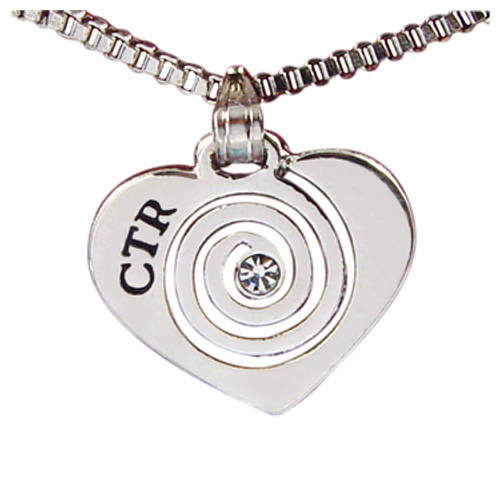 CTR Heart CZ Necklace