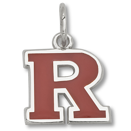 Sterling Silver Rutgers 3/8in Pendant RUT002E-SS | Joy Jewelers