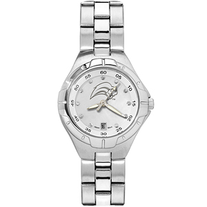 Buffalo Sabres Ladies Stainless Pro II Pearl Dial Watch