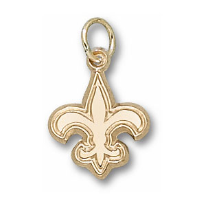 New Orleans Saints 1/2in 14k Charm