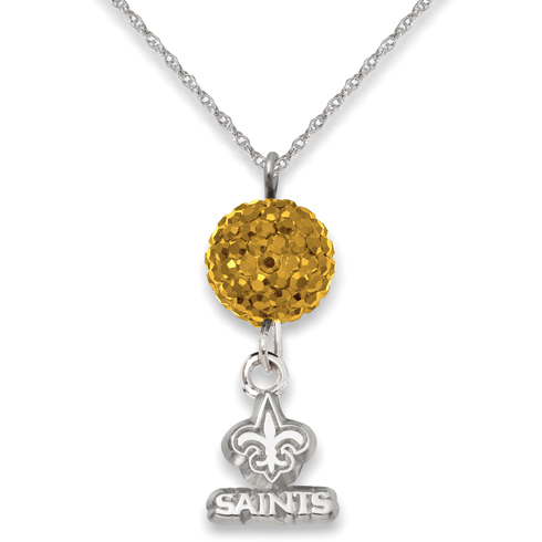 New Orleans Saints Crystal Ovation Necklace
