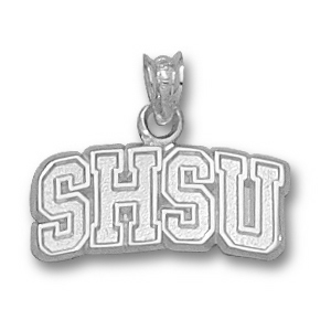 Sterling Silver 1/4in Sam Houston State SHSU Pendant