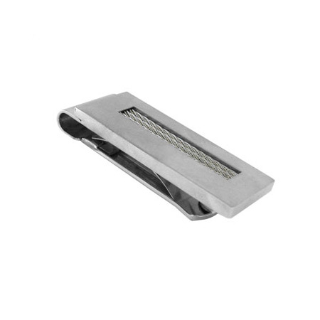 Cable Money Clip - Stainless Steel