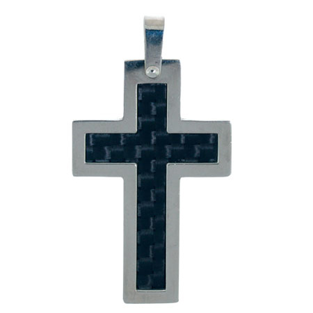 1 3/4in Carbon Fiber Stainless Steel Cross