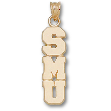 14kt Yellow Gold SMU 3/4in Vertical Pendant
