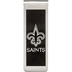 Stainless Steel New Orleans Saints Money Clip