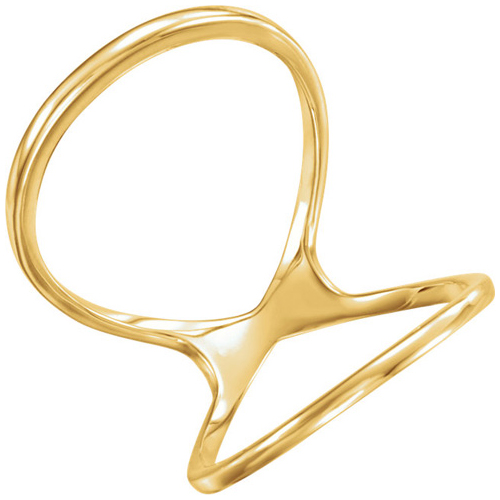 14kt Yellow Gold Double Form Ring