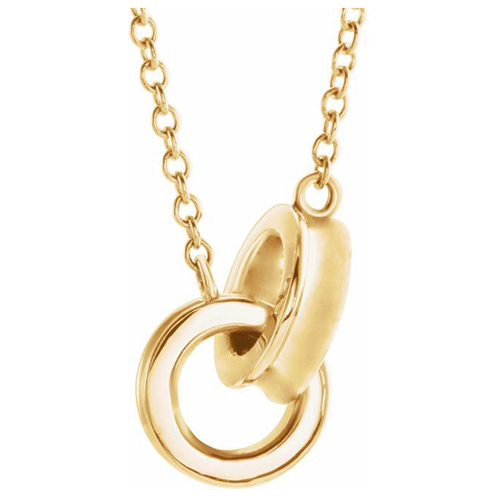 14k Yellow Gold Connection Necklace
