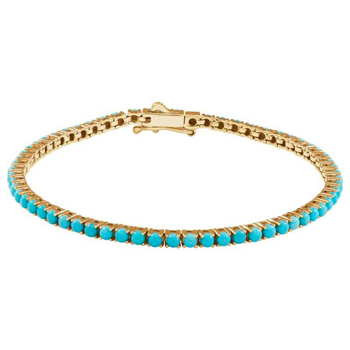 Gold turquoise bracelet Clearance