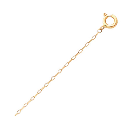 14kt Yellow Gold 20in Cable Chain .50mm