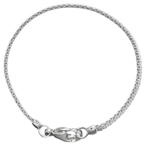 Sterling Silver 7in Solid Flat Mesh Bracelet 8mm