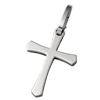 Stainless Steel 1 5/8in Passion Cross