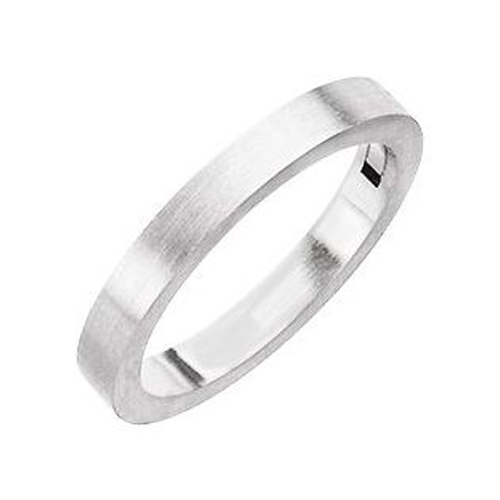 14k White Gold 2.7mm CLIQ Ladies' Hinged Adjustable Flat Wedding Band For Arthritic Fingers