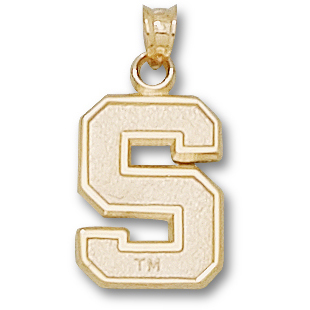 10kt Yellow Gold 5/8in Stanford University S Pendant