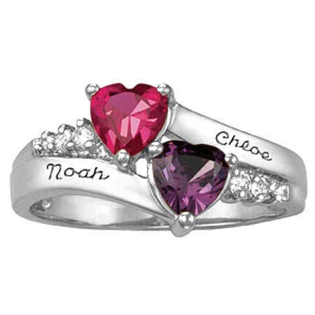 Sweetheart Promise Ring Sterling Silver