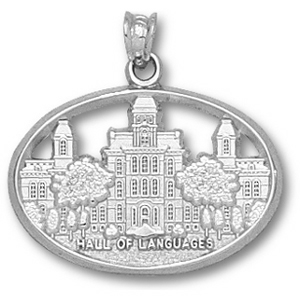 Syracuse Hall of Languages Pendant 5/8in Sterling Silver