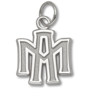Texas A & M Aggies 3/8in Sterling Silver Pendant