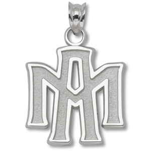 Sterling Silver 5/8in Texas A&M Team Pendant