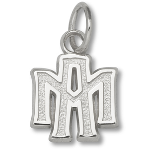 Sterling Silver 1/4in Texas A&M University Charm