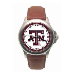 Texas A & M Aggies Rookie Leather Watch - Clearance