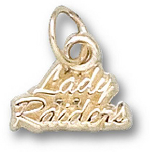 10kt Yellow Gold 1/4in Texas Tech Lady Raiders Charm