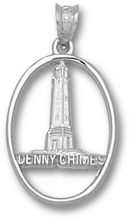 Sterling Silver 3/4in University of Alabama Denny Chimes Pendant