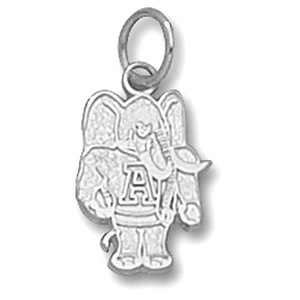 Sterling Silver 1/2in University of Alabama Big Al Pendant