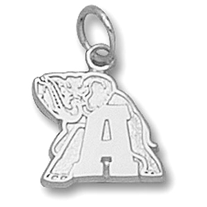 Alabama Crimson Tide 3/8in Sterling Silver Elephant A Pendant